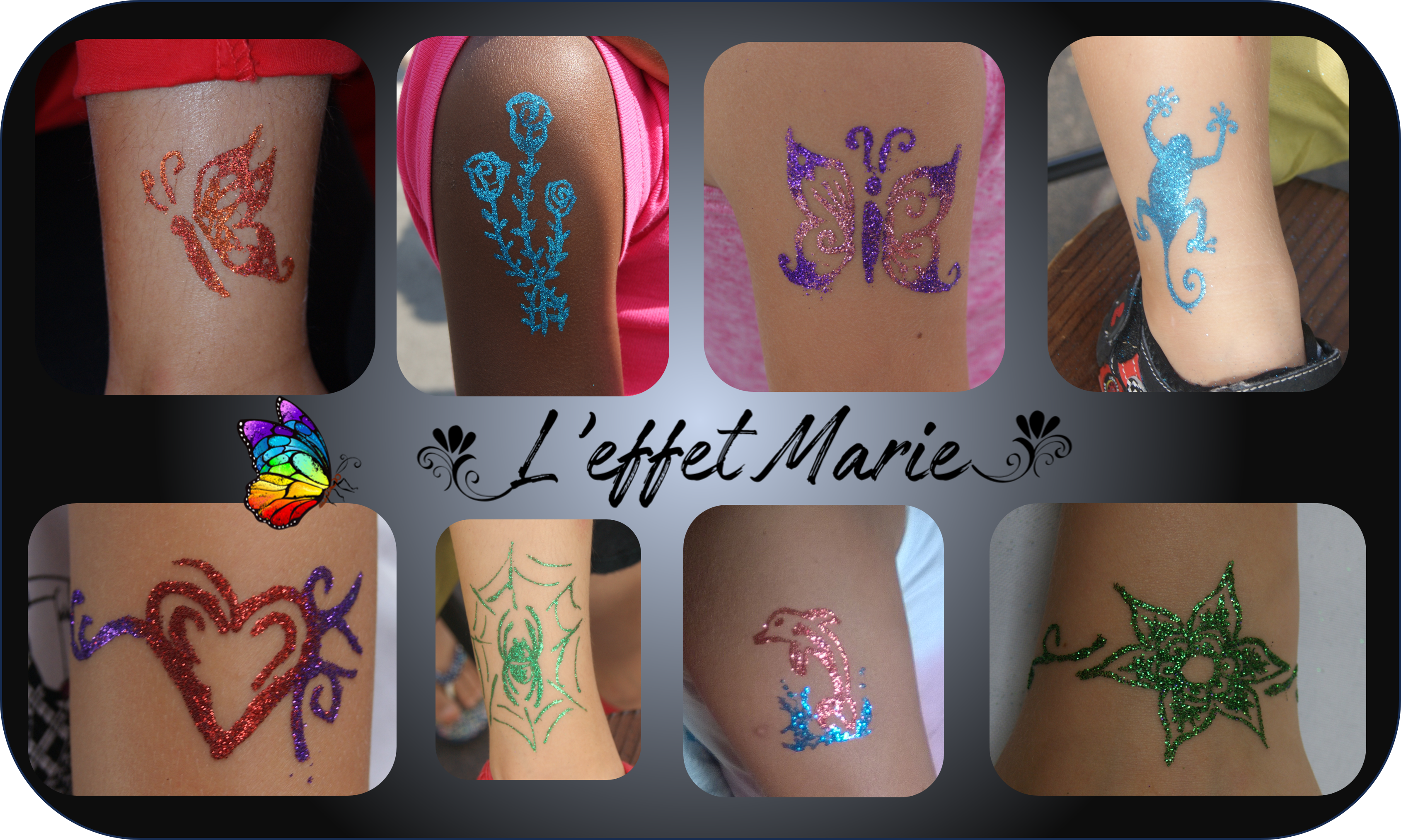 tatouages paillettes